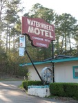Waterwheel Motel neon sign Cuthbert, GA by George Lansing Taylor Jr.