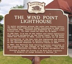Wind Point Lighthouse historical marker Wind Point, WI by George Lansing Taylor Jr.