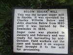 Bulow Plantation Ruins sugar mill sign Flagler Beach, FL