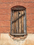 Former Dixie King Cotton Seed House No. 2 door Bostwick, GA by George Lansing Taylor Jr.