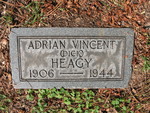 Adrian Vincent Heagy gravestone Jacksonville, FL by George Lansing Taylor Jr.