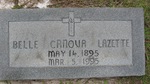 Belle Canova Lazette gravestone Green Cove Springs, FL by George Lansing Taylor Jr.