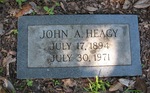 John A. Heagy gravestone Jacksonville, FL by George Lansing Taylor Jr.