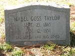 Mabel Goss Taylor gravestone Archer, FL by George Lansing Taylor Jr.