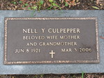 Nell Y. Culpepper gravestone Jacksonville, FL by George Lansing Taylor Jr.