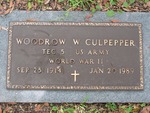 Woodrow W. Culpepper gravestone Jacksonville, FL by George Lansing Taylor Jr.