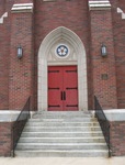 Emmanuel Lutheran Church door 1 Lincolnton, NC by George Lansing Taylor Jr.