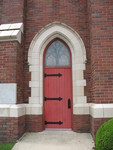 Emmanuel Lutheran church door 3 Lincolnton, NC by George Lansing Taylor Jr.