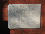First Baptist Church cornerstone Cuthbert, GA by George Lansing Taylor Jr.