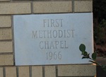First United Methodist Church chapel cornerstone Americus, GA