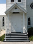 Grace United Methodist Church doorway 2 Lawtey, FL by George Lansing Taylor Jr.