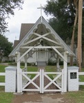 Holy Trinity Episcopal Church lych-gate Fruitland Park, FL by George Lansing Taylor Jr.