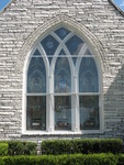 United Methodist Church stained glass window Homerville, GA