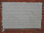 Former Buckhead Methodist church cornerstone Buckhead, GA