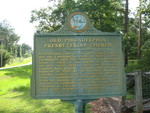 Old Philadelphia Presbyterian church historical marker Quincy, FL