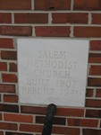 Salem United Methodist church cornerstone Havana, FL