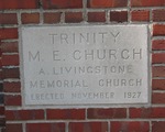 Former Trinity Methodist Episcopal Church cornerstone Jacksonville, FL