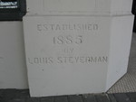 Steyerman Building cornerstone Thomasville, GA by George Lansing Taylor Jr.