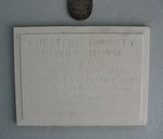 Chester County Courthouse cornerstone Chester, SC by George Lansing Taylor Jr.