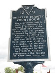 Chester County Courthouse marker Chester, SC