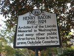Henry Bacon Marker Wilmington NC by George Lansing Taylor Jr
