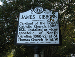 James Gibbons Marker Wilmington NC by George Lansing Taylor Jr