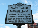 Mary Baker Glover Eddy Marker Wilmington NC by George Lansing Taylor Jr