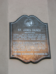 St James Church Marker Wilmington NC by George Lansing Taylor Jr
