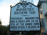 Washington's Southern Tour Marker Wilmington NC by George Lansing Taylor Jr