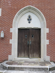Weldon UMC Fellowship Hall Doors NC by George Lansing Taylor Jr