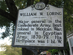 William W Loring Marker Wilmington NC by George Lansing Taylor Jr