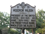 Woodrow Wilson Marker Wilmington NC by George Lansing Taylor Jr