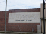 Moore's Department Store Sign Dillon SC by George Lansing Taylor Jr