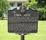 Erwin House Marker Greenwood FL by George Lansing Taylor Jr