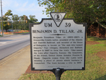 Benjamin D Tillar Jr Marker Emporia VA by George Lansing Taylor, Jr.