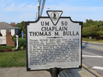 Chaplain Thomas M Bulla Marker Emporia VA by George Lansing Taylor, Jr.
