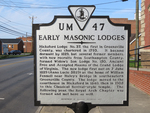 Early Masonic Lodges Marker Emporia VA by George Lansing Taylor, Jr.