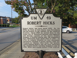 Robert Hicks Marker Emporia, VA by George Lansing Taylor, Jr.