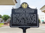 Atlantic Coastline Passenger Station Marker (Reverse), Dothan, AL by George Lansing Taylor, Jr.