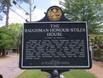 Baughman-Honour-Stiles House Marker, Auburn, AL by George Lansing Taylor, Jr.