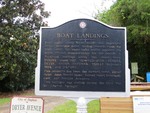 Boat Landings Marker, Daphne, AL by George Lansing Taylor, Jr.