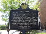 City Hall Marker (Obverse), Auburn, AL by George Lansing Taylor, Jr.