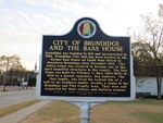 City of Brundidge and the Bass House Marker, Brundidge, AL