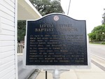 Little Bethel Baptist Church Marker, Daphne, AL by George Lansing Taylor, Jr.