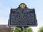 Main Street Commercial Historic District Marker (Obverse), Dothan, AL
