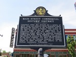 Main Street Commercial Historic District Marker (Reverse), Dothan, AL by George Lansing Taylor, Jr.