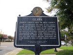 Ozark Fourth County Seat of Dale County Marker, Ozark, AL by George Lansing Taylor, Jr.