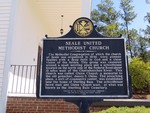Seale United Methodist Church Marker (Obverse), Seale, AL by George Lansing Taylor, Jr.