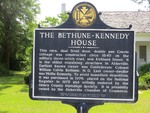 The Bethune-Kennedy House Marker, Abbeville, AL by George Lansing Taylor, Jr.