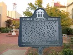 Christ Episcopal Church Marker, Pensacola, FL by George Lansing Taylor, Jr.